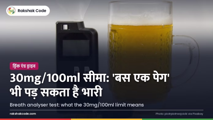 ब्रेथ एनालाइज़र टेस्ट: 30mg/100ml सीमा का मतलब क्या है शराब का गिलास और कार की चाबी (प्रतीकात्मक)
